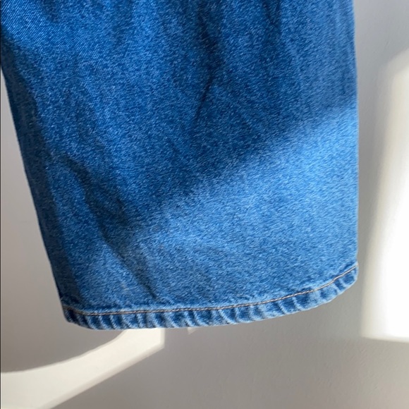 Zara wide leg track stripe denim - Picture 7 of 8